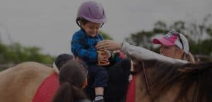 Therapeutic Riding - Child on horse